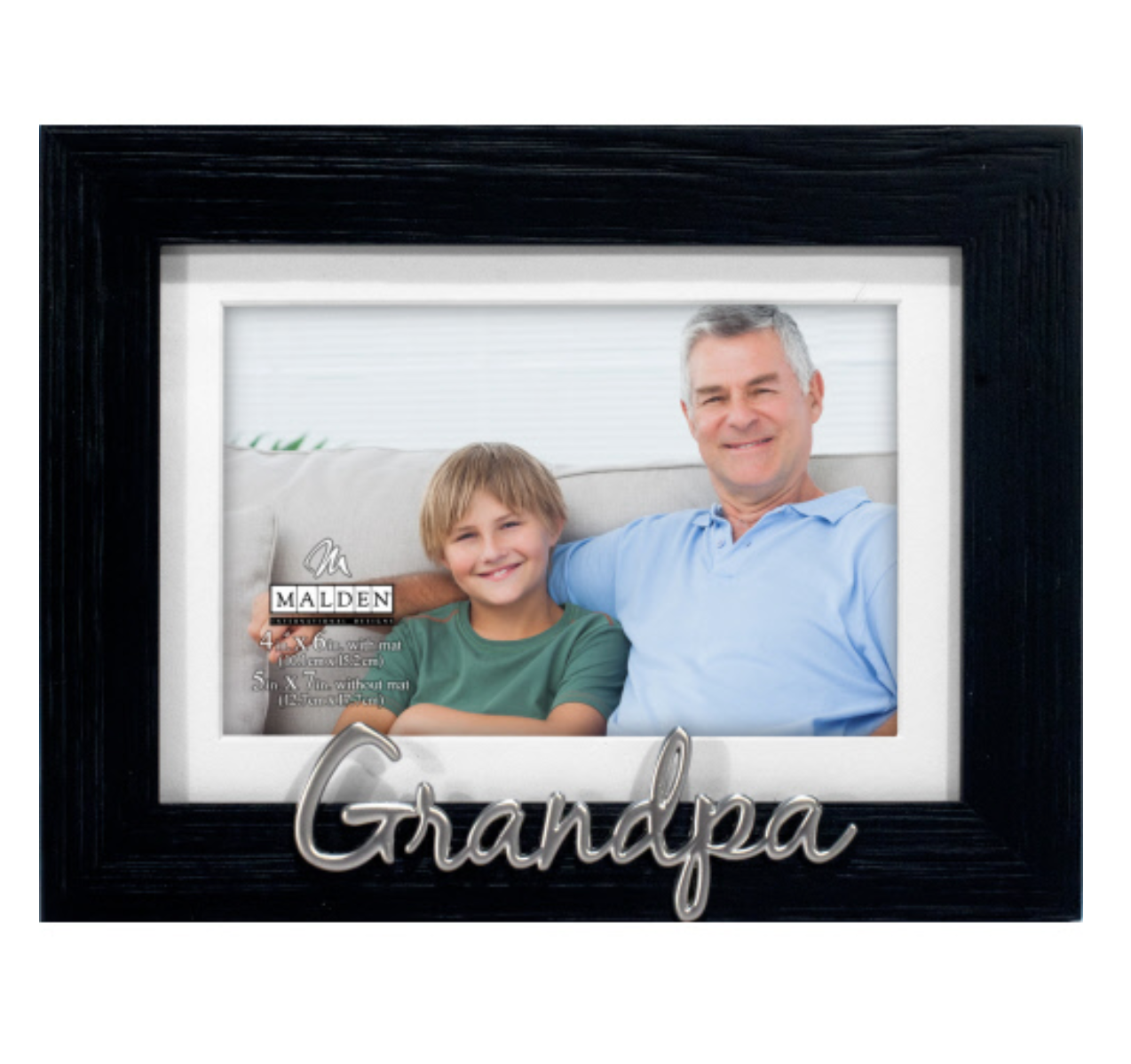 Malden - Grandpa 4x6/5x7 Black Frame