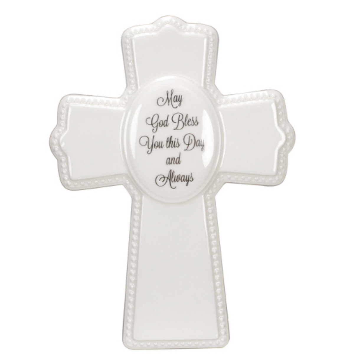 Malden - May God Bless Ceramic Cross