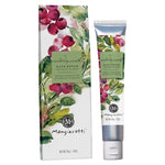 Mangiacotti cranberry wreath hand repair cream and packaging on a white background. Available at Be Charmed. 