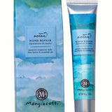 Mangiacotti ocean hand repair cream and packaging on a white background. Available at Be Charmed