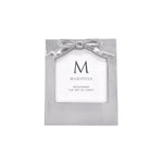 Mariposa 4x4 Frame Bow – elegant silver-plated picture frame with bow detail, perfect keepsake gift. Available at Be Charmed