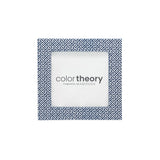 Patterned picture frame with 'color theory imagined by Mariposa' branding on a white background. Available at Be Charmed.