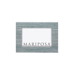 Rectangular picture frame with 'Mariposa' branding on a white background. Available at Be Charmed
