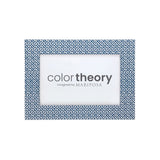 Mariposa 4x6 Frame Double Sided Fretwork Denim Blue – elegant photo frame with modern design, perfect for keepsakes. Available at Be Charmed