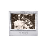 Mariposa Beaded 4x6 Sisters Frame — elegant photo frame with intricate beaded details for displaying cherished memories. Available at Be Charmed.