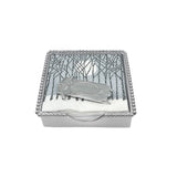 Mariposa Beaded Napkin Box Double Runner Sled – holiday tabletop accessory, perfect for entertaining and gifting. Available at Be Charmed
