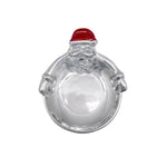 Mariposa Candy Dish Hugging Santa – cheerful holiday serveware for candy, nuts, or décor. Perfect Christmas gift. Available at Be Charmed