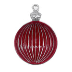 Mariposa Candy Dish – Red Ornament, handcrafted festive dish for candies or treats. Available at Be Charmed.