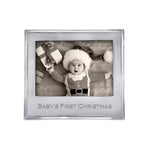 Mariposa Signature 5x7 Frame – Baby's First Christmas, handcrafted festive frame for holiday memories. Available at Be Charmed.