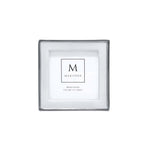 Mariposa Signature 4x4 Frame – White, elegant handcrafted photo frame for displaying photos or small artwork. Available at Be Charmed.