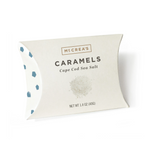 McCrea’s Candies Cape Cod Sea Salt Caramel 1.4 oz pillow box gourmet candy – Available at Be Charmed