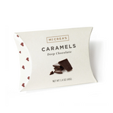 McCrea’s Candies Deep Chocolate Caramel 1.4 oz pillow box gourmet candy – Available at Be Charmed