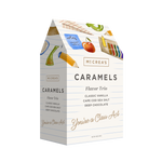 Mccrea's Caramels Flavor Trio packaging on a white background. Available at Be Charmed