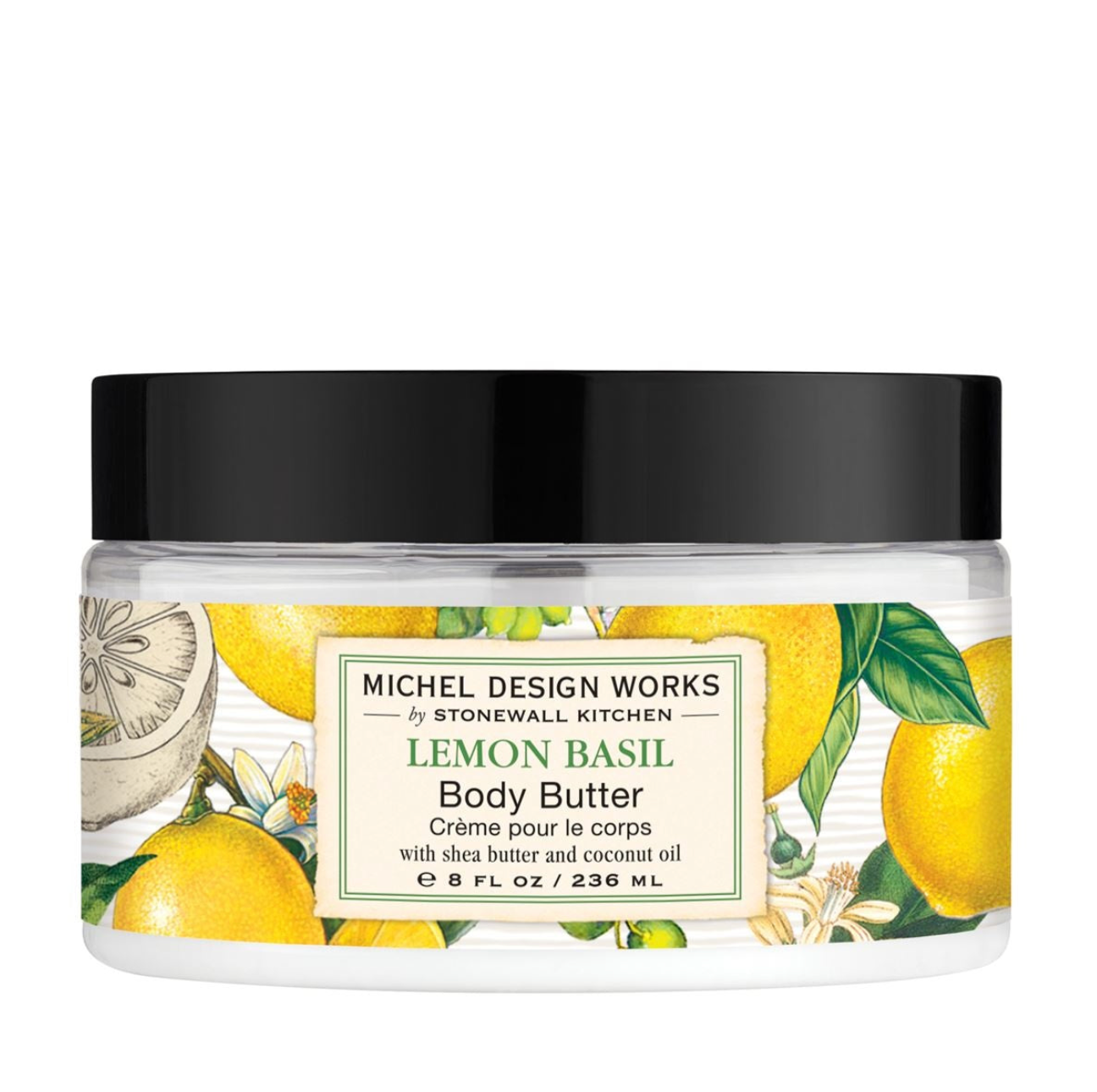 Michel Design Works Lemon Basil body butter, available at Be Charmed.
