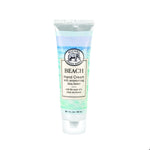 Tube of Beach Hand Cream with a scenic label on a white background. Available at Be Charmed