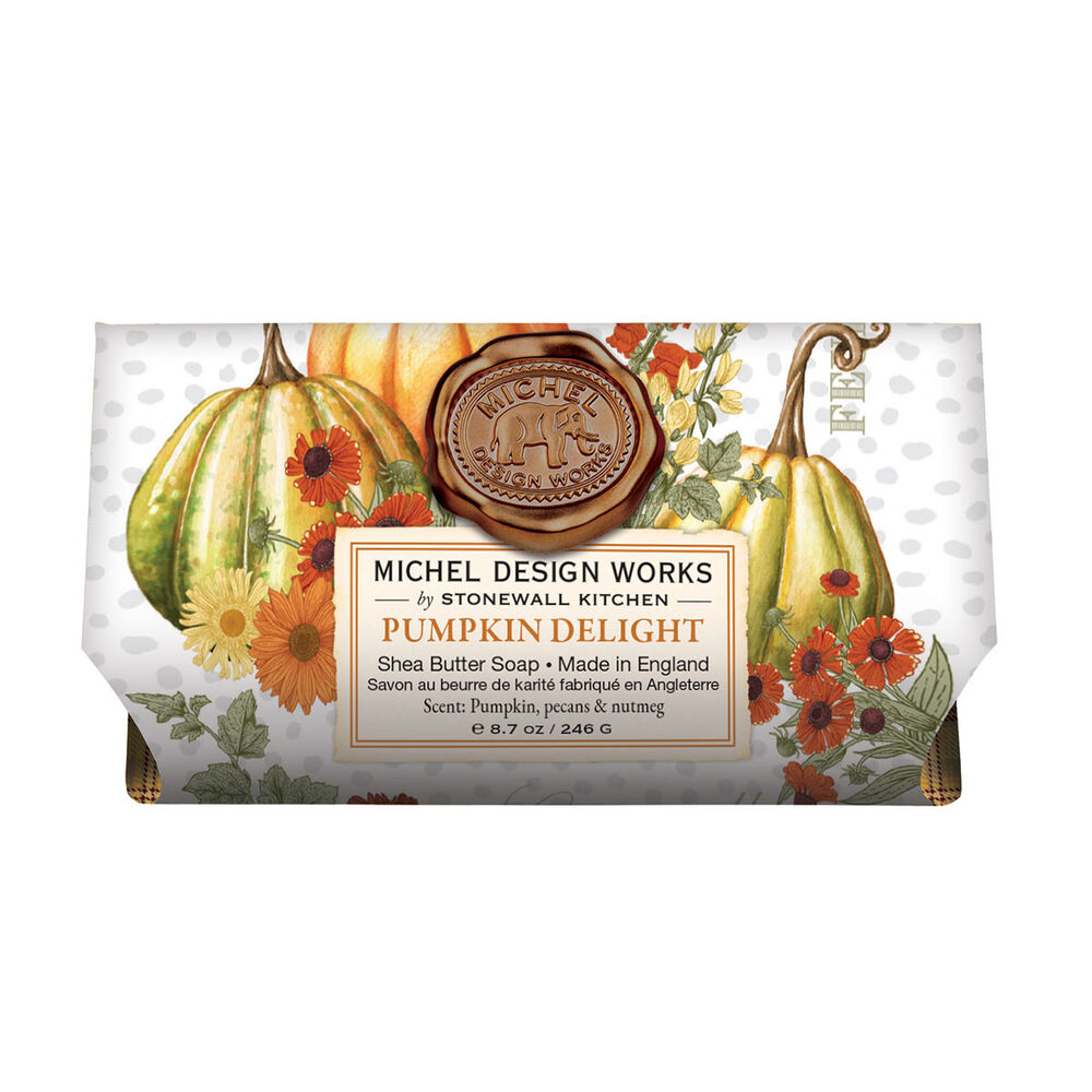 Michel Design Works Pumpkin Delight large bar soap, available at Be Charmed.