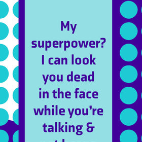 Drinks on Me Dish Towel Superpower