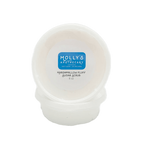 A white plastic container with a blue label displaying 'Molly's Apothecary Marshmallow Fluff' along with the scent marked as 'Golden'. The container appears to be sealed and is presented against a plain background. Available at Be Charmed