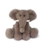 Plush elephant toy on a white background.  Available at Be Charmed