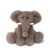 Plush elephant toy on a white background.  Available at Be Charmed