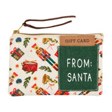 Mud Pie - Christmas Gift Pouch - Gift & Nutcracker