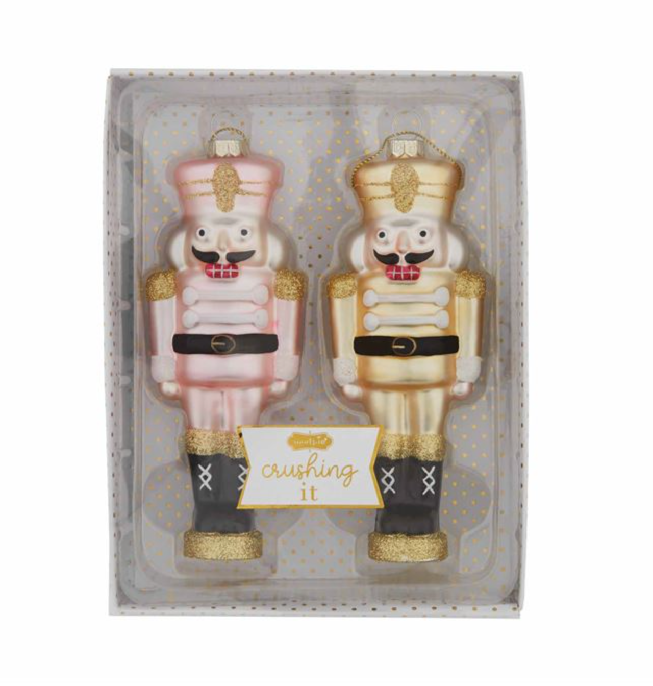 Mud Pie - Christmas Ornament Set - Nutcracker