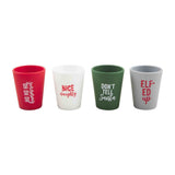 Mud Pie - Christmas Shot Glass Set