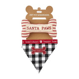 Mud Pie - Feliz NaughtyToy Bandanna Set