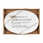 Mud Pie -  Friendsgiving Boxed Platter