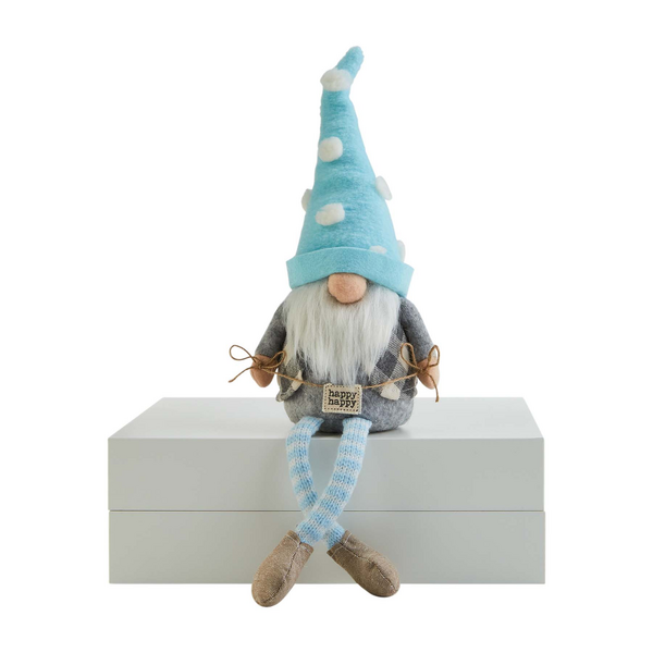 Mud Pie Happy Easter Dangle Leg Gnome