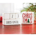 Mud Pie - Holiday Countdown Block Set