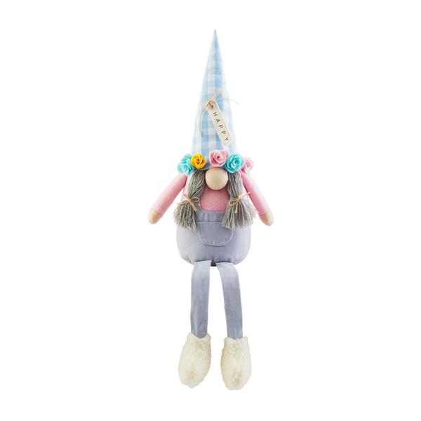 Mud Pie Medium Easter Dangle Leg Gnome