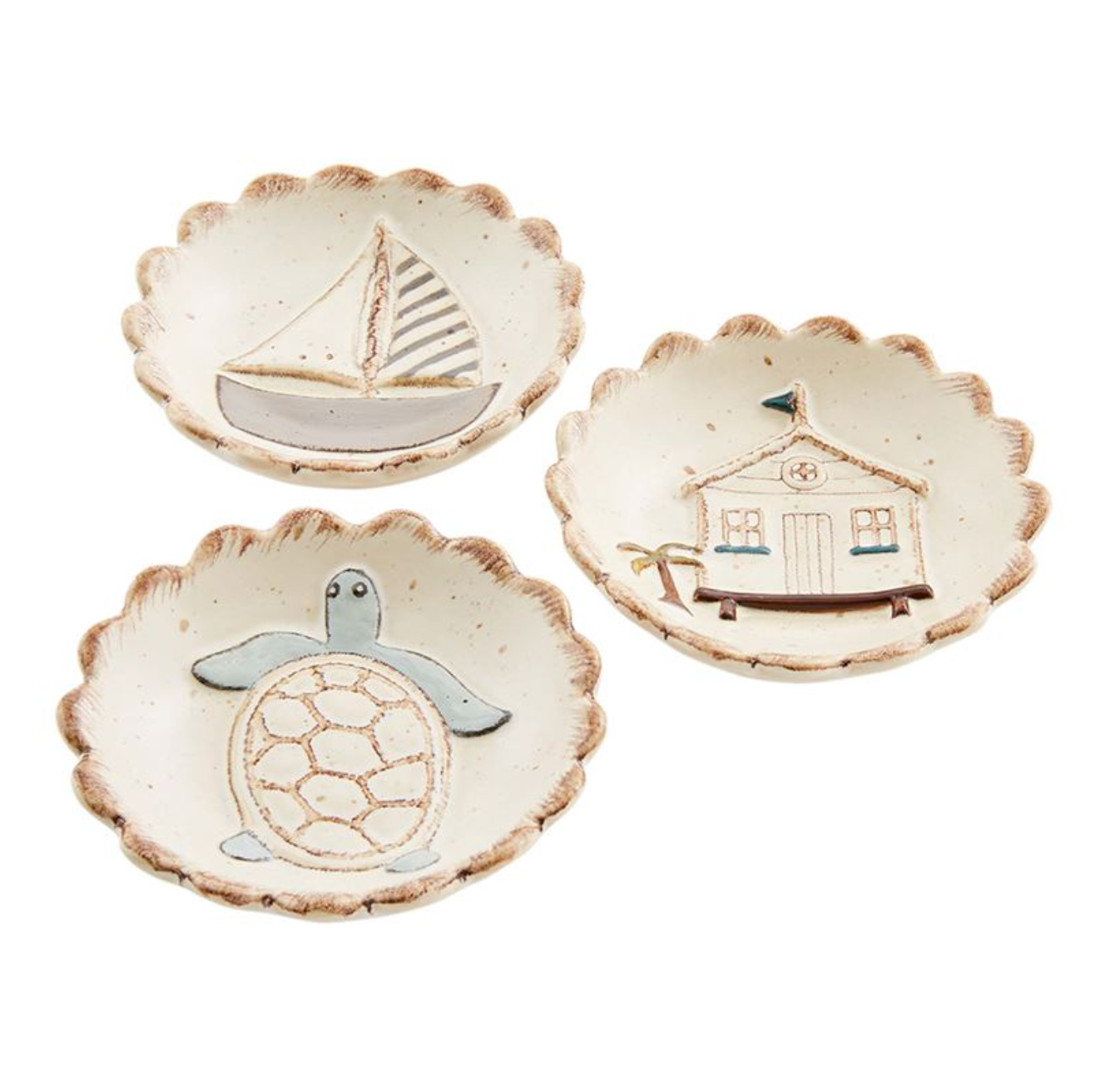Mud Pie - Sea Dipping Dish Set