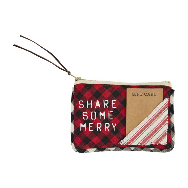 Mud Pie Share Some Merry Gift Pouch