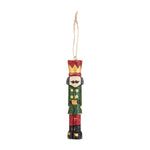 Mud Pie - Wood Nutcracker Ornament - Merry