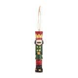 Mud Pie - Wood Nutcracker Ornament - Merry