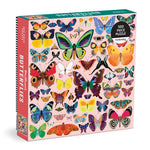 Puzzle box with colorful butterfly design on a pink background. Available at Be Charmed