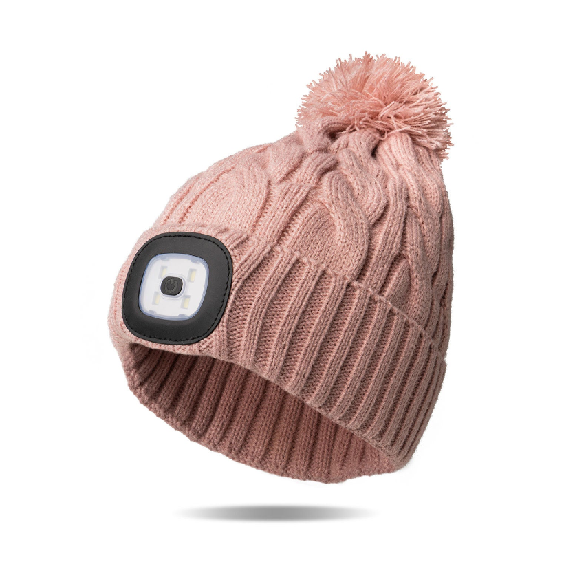 Night Scope Pom Hat Pink
