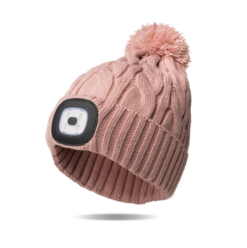 Night Scope Pom Hat Pink