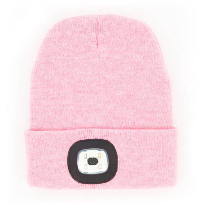 Night Scope Women's LED Beanie Pink