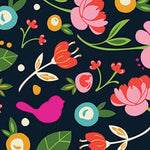 Nora Fleming Pink Birdies cocktail napkins with soft pink bird design, perfect for entertaining and gifting. Available at Be Charmed