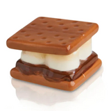Nora Fleming "Gimme S'more" Mini Charm – Hand-painted ceramic s'mores accent for serveware, available at Be Charmed