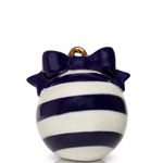 Nora Fleming Deck the Halls Blue Mini featuring festive blue holiday ornament design for seasonal décor – Available at Be Charmed