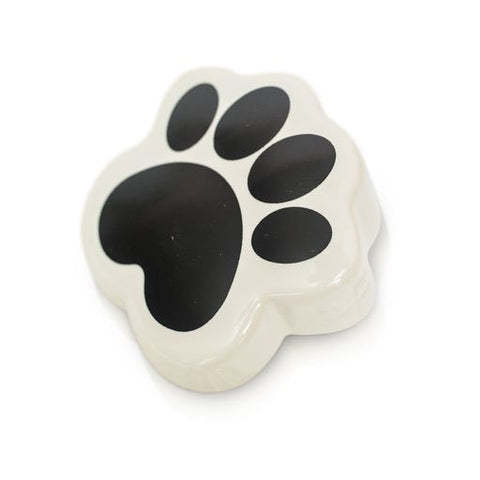 Nora Fleming Mini It’s Paw-ty Time paw print interchangeable decor for pet lovers, parties, and gifting. Available at Be Charmed