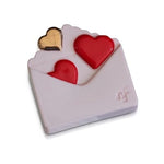 Nora Fleming Mini Love Notes heart-themed interchangeable decor accent for entertaining and gifting. Available at Be Charmed