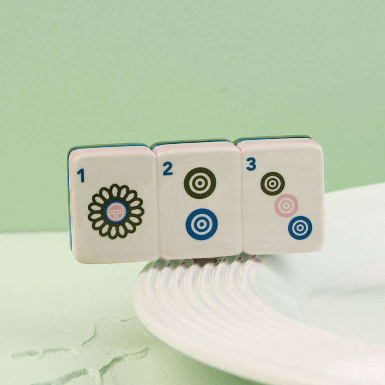 Nora Fleming Mahj-ical hand-painted mahjong tile ceramic platter mini insert, available at Be Charmed.  
