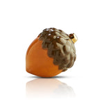 Nora Fleming Nuts About Fall Mini ceramic attachment featuring an autumn acorn design, perfect for fall entertaining. Available at Be Charmed.