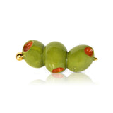 Nora Fleming Mini Olive You So Much olive-themed interchangeable decor for entertaining and gifting. Available at Be Charmed