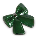 Nora Fleming Wrap It Up Green Mini ceramic green bow charm for serving platter décor – Available at Be Charmed
