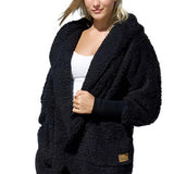 Nordic Beach Cozy Cardigan Black Licorice